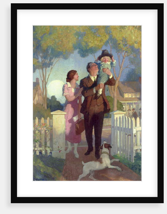 Arriving Home by Newell Convers Wyeth