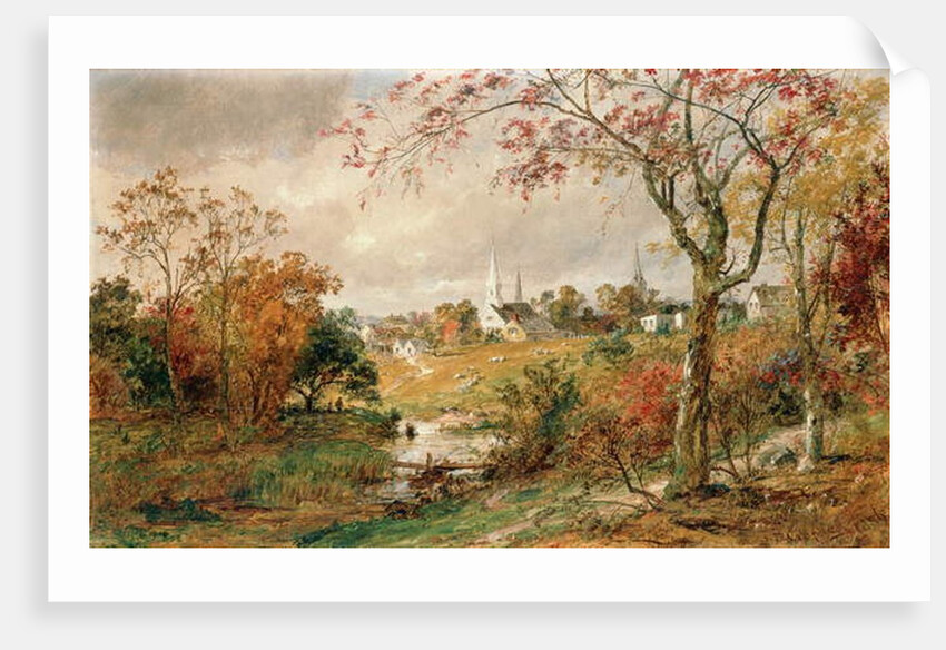 Autumn Landscape, Saugerties, 1886 by Jasper Francis Cropsey