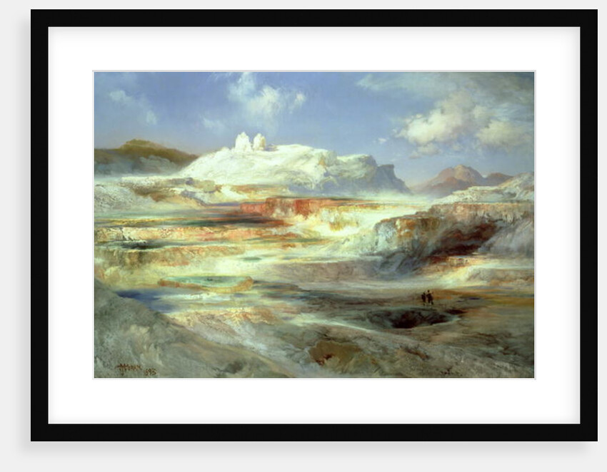 Jupiter Terrace, Yellowstone, 1893 by Thomas Moran