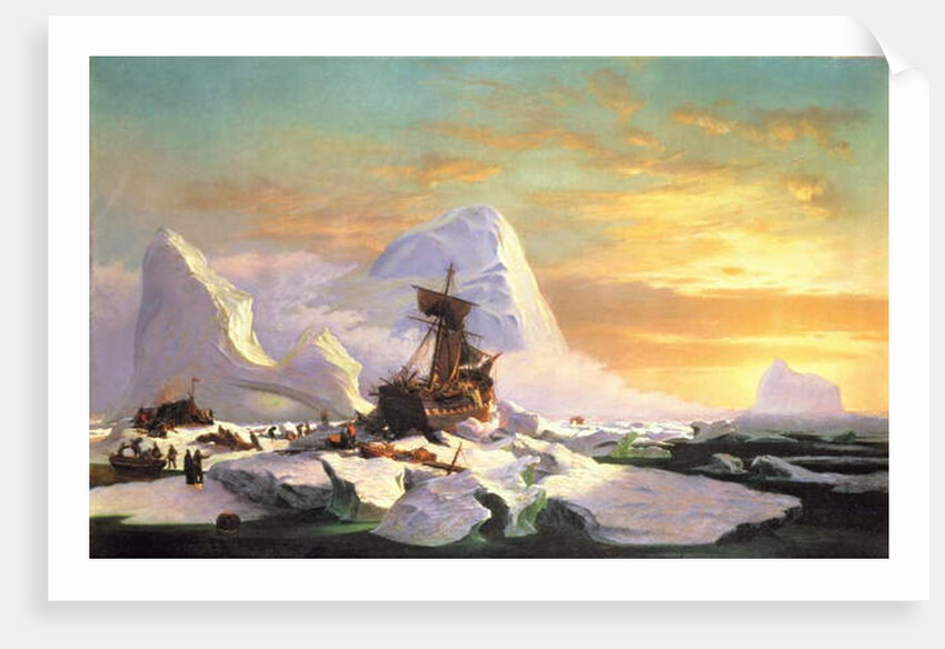 Crushed in the Ice by William Bradford