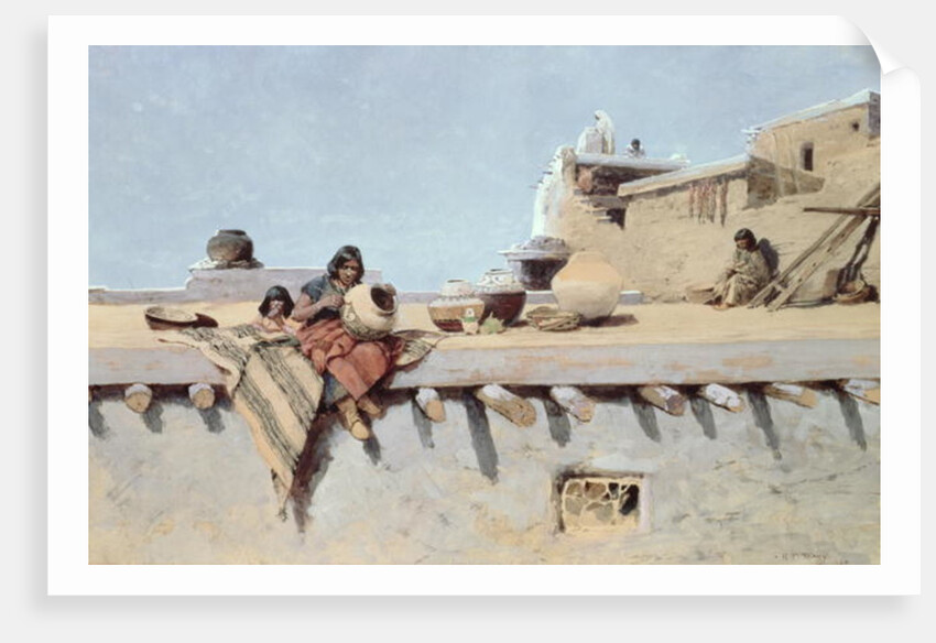 Painting Pots, 1880 by Henry Francois Farny