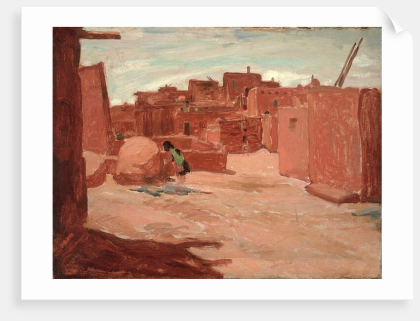 Adobe Village by Walter Ufer