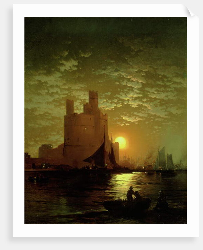 Moonlit Scene by Edward Moran