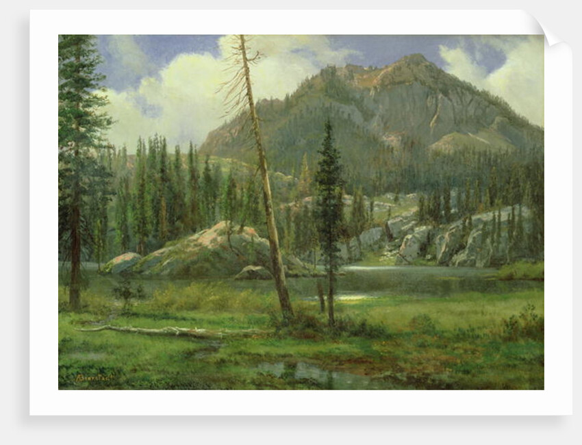Sierra Nevada Mountains by Albert Bierstadt