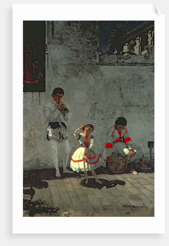 Street Scene in Seville by Thomas Cowperthwait Eakins