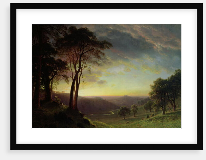 The Sacramento River Valley, 1872 by Albert Bierstadt