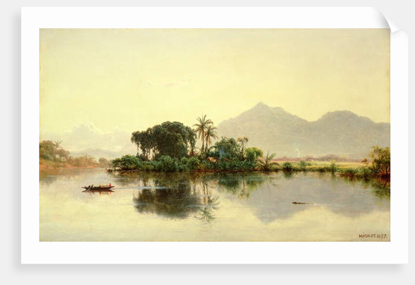 On the Orinoco, Venezuela, 1857 by Louis Remy Mignot