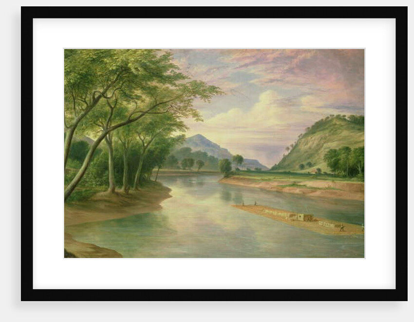 Ohio River near Marietta, 1855 by Henry Cheever Pratt