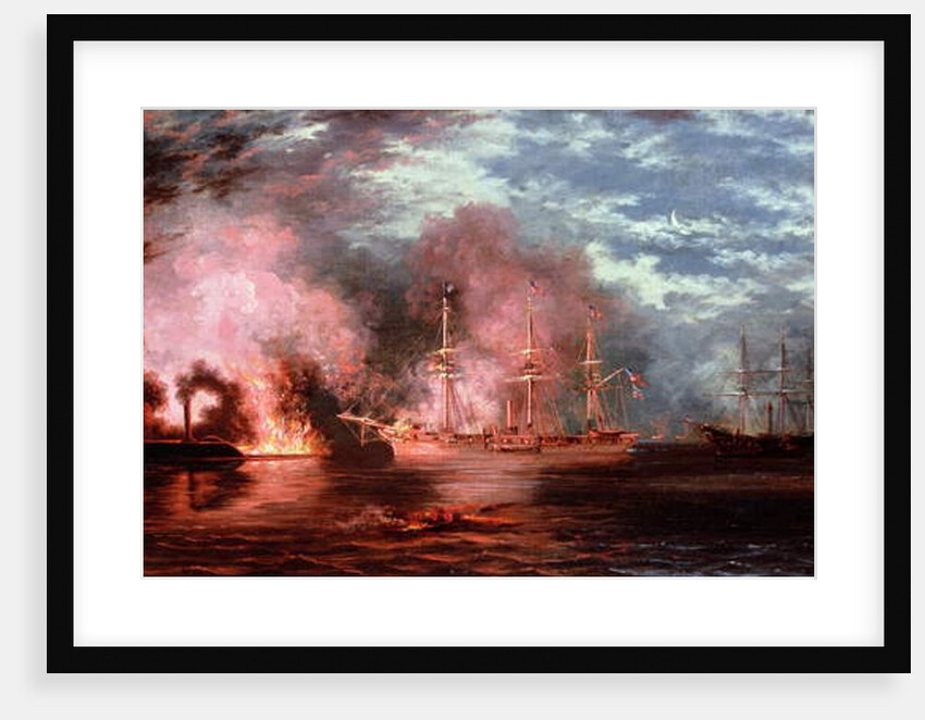 Civil War Engagement, 1865 by Xanthus Russell Smith
