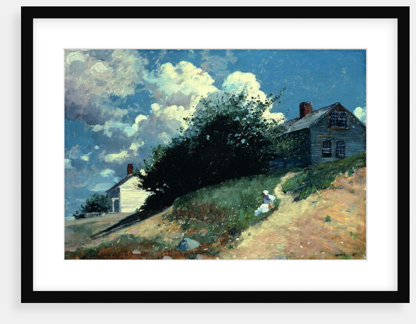 Houses on a Hill, 1879 by Winslow Homer
