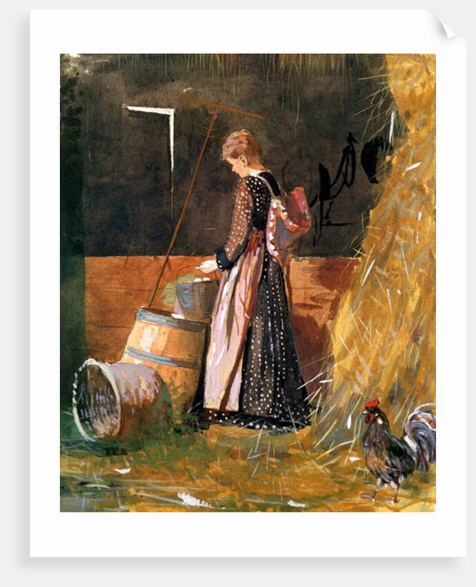 Fresh Eggs, 1874 by Winslow Homer