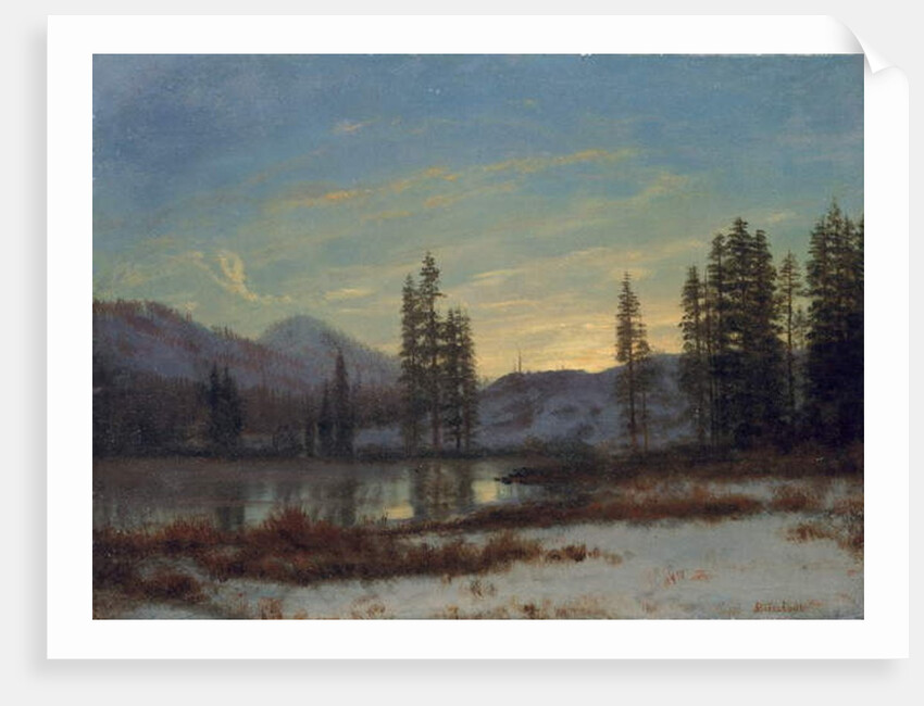 Snow in the Rockies by Albert Bierstadt