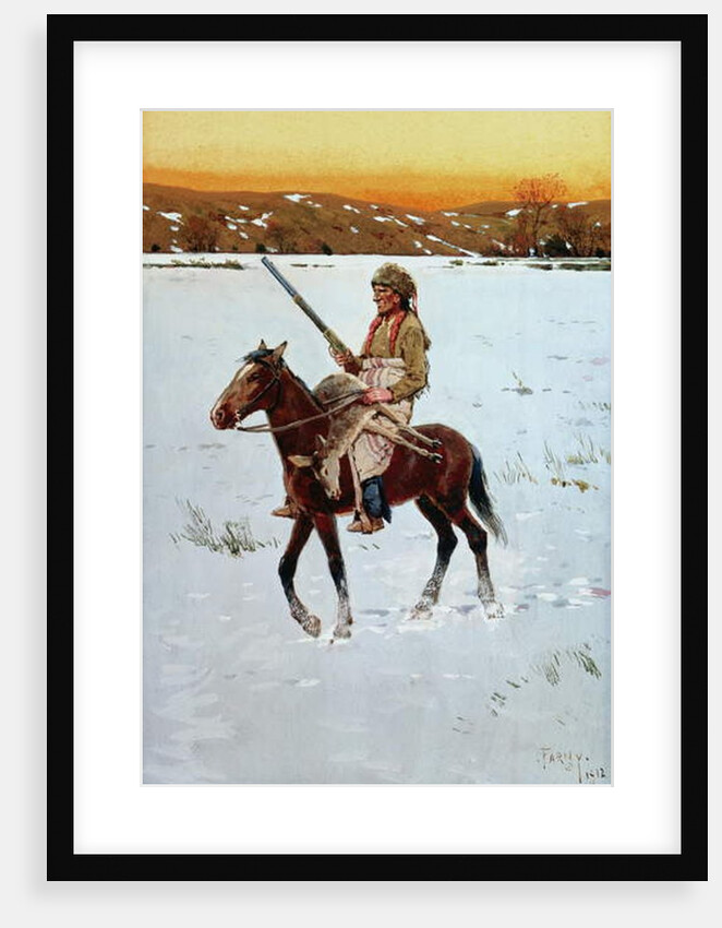 Indian Returning from the Hunt, 1912 by Henry Francois Farny
