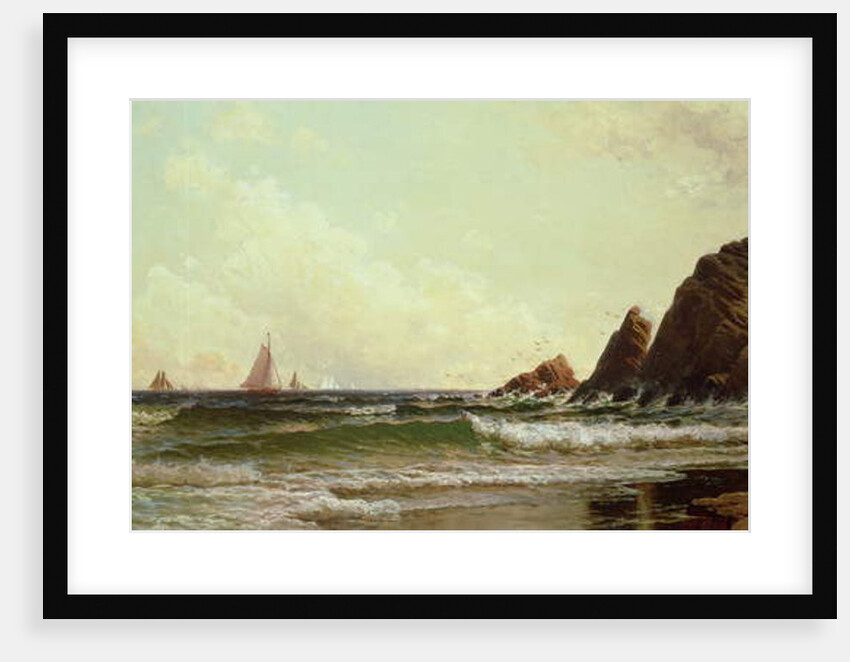 Cliffs at Cape Elizabeth, Portland Harbour, Maine, 1882 by Alfred Thompson Bricher