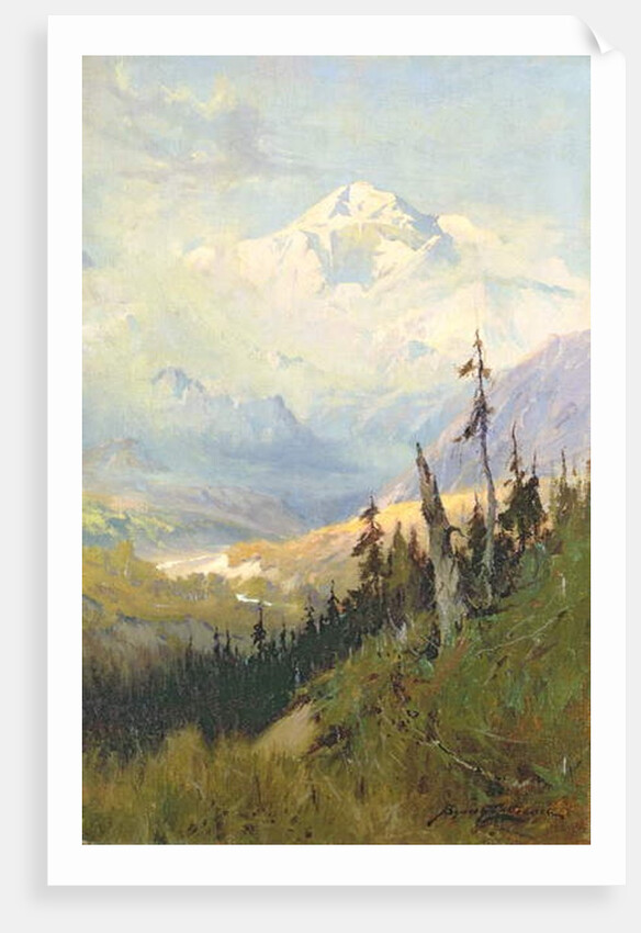An Autumn Day, Mt. McKinley by Sidney Laurence