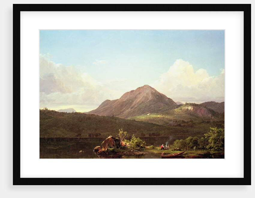 Camp Fire in the Maine Wilderness by Frederic Edwin Church
