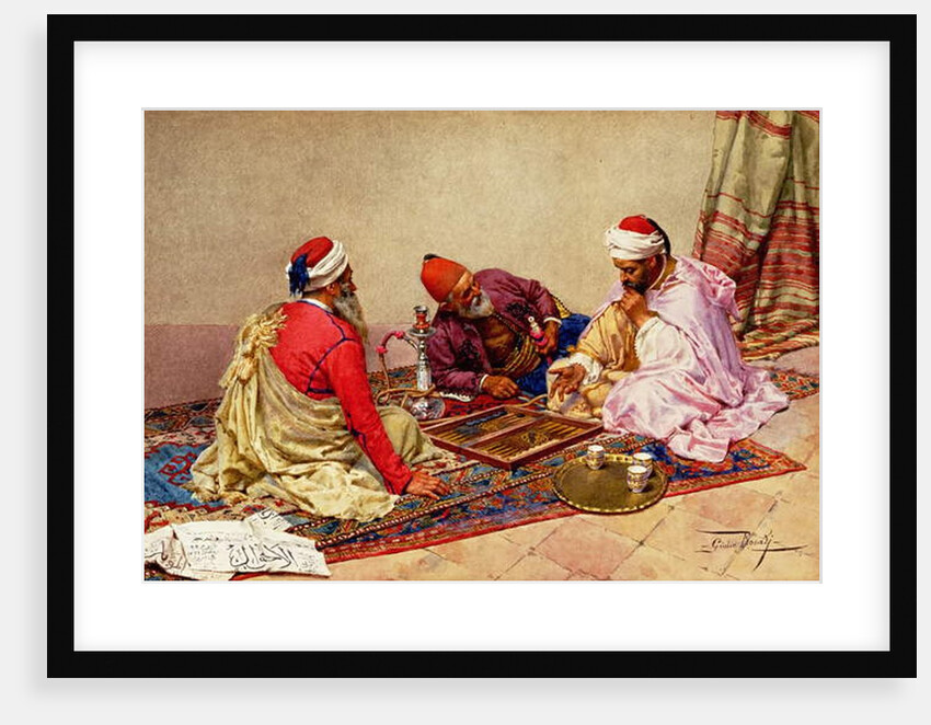 The Backgammon Players by Giulio Rosati