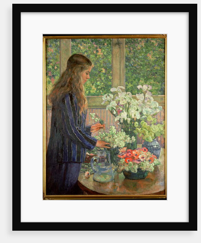 Garden Flowers by Theo van Rysselberghe