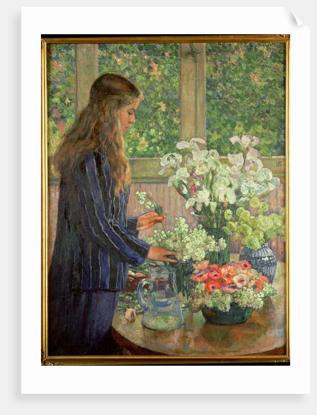 Garden Flowers by Theo van Rysselberghe