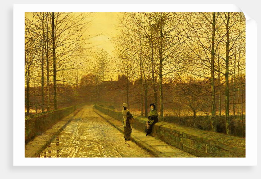 In the Golden Gloaming, 1883 by John Atkinson Grimshaw