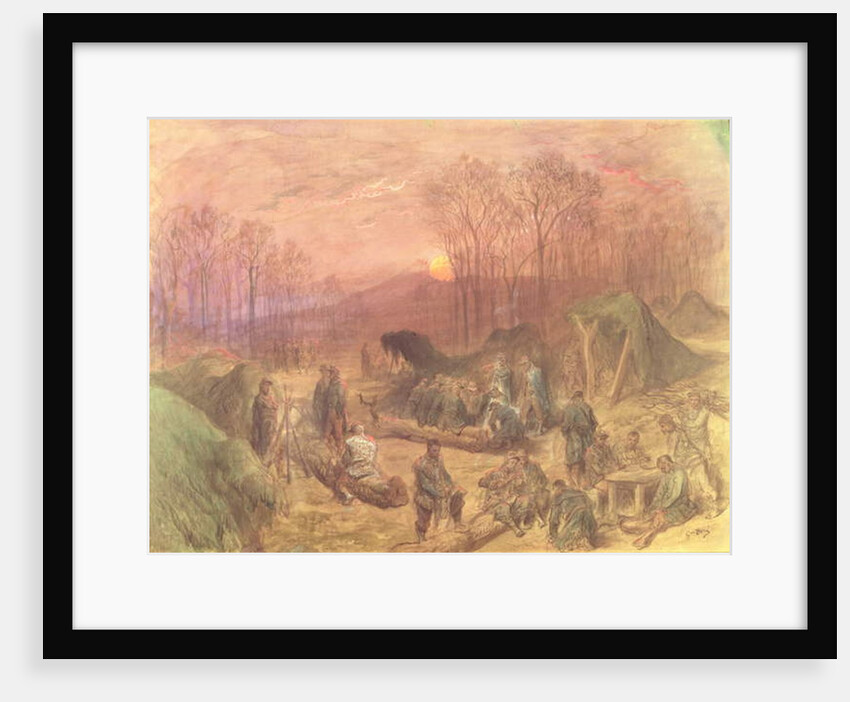 A Military Encampment by Gustave Dore