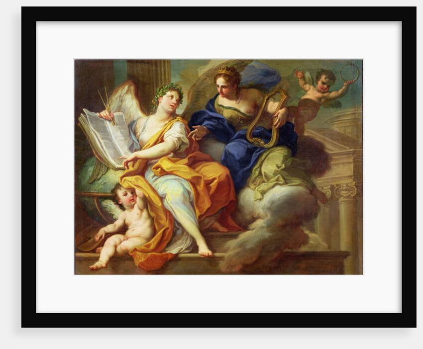 Urania and Erato by Sebastiano Conca