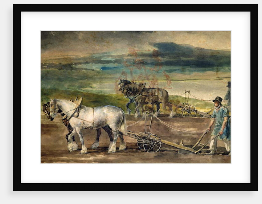 Farm labourers by Theodore Gericault