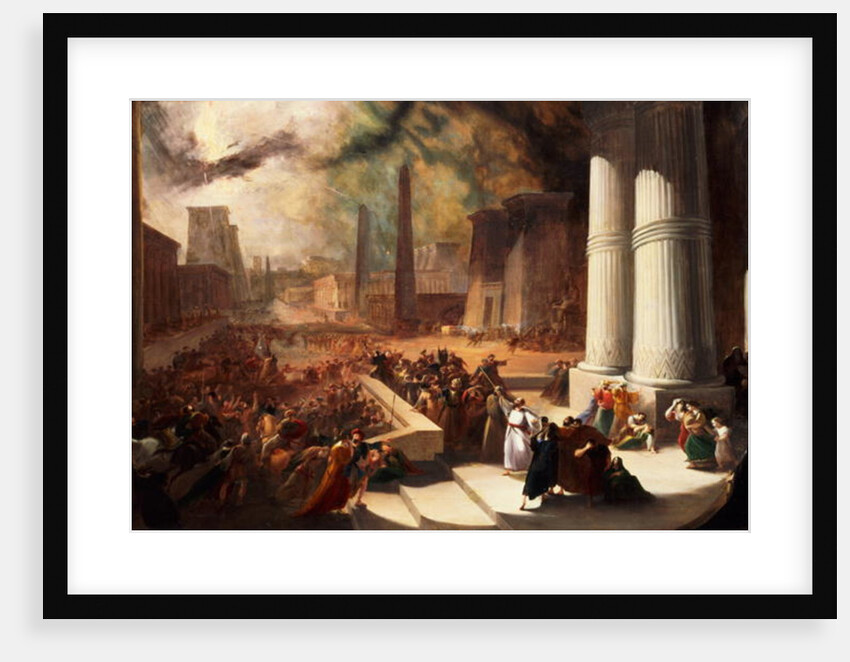 One of the Seven Plagues of Egypt by John (attr. to) Martin