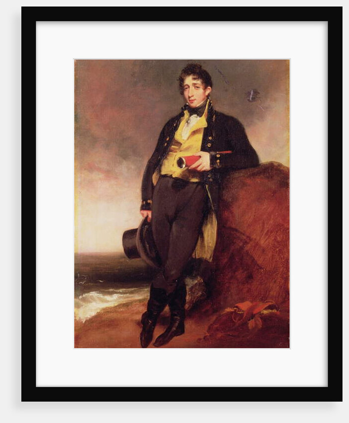 Portrait of Robert Townley holding a telescope by William Owen