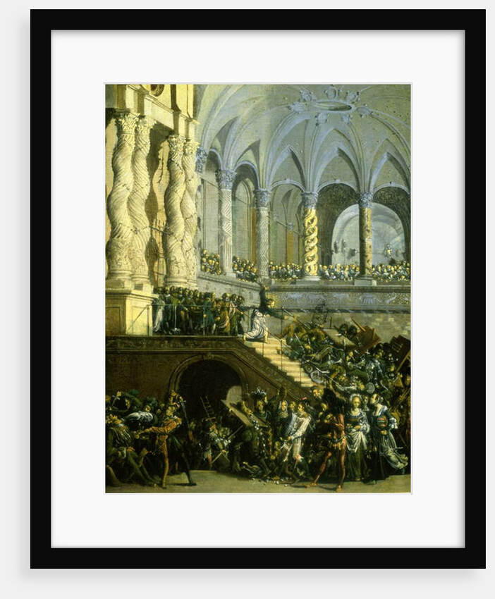 Christ Driving the Money Lenders from the Temple by Francois de Nome
