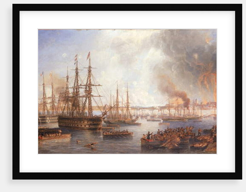 The Bombardment of Sveaborg, 5th August 1855, 1856 by John Wilson Carmichael