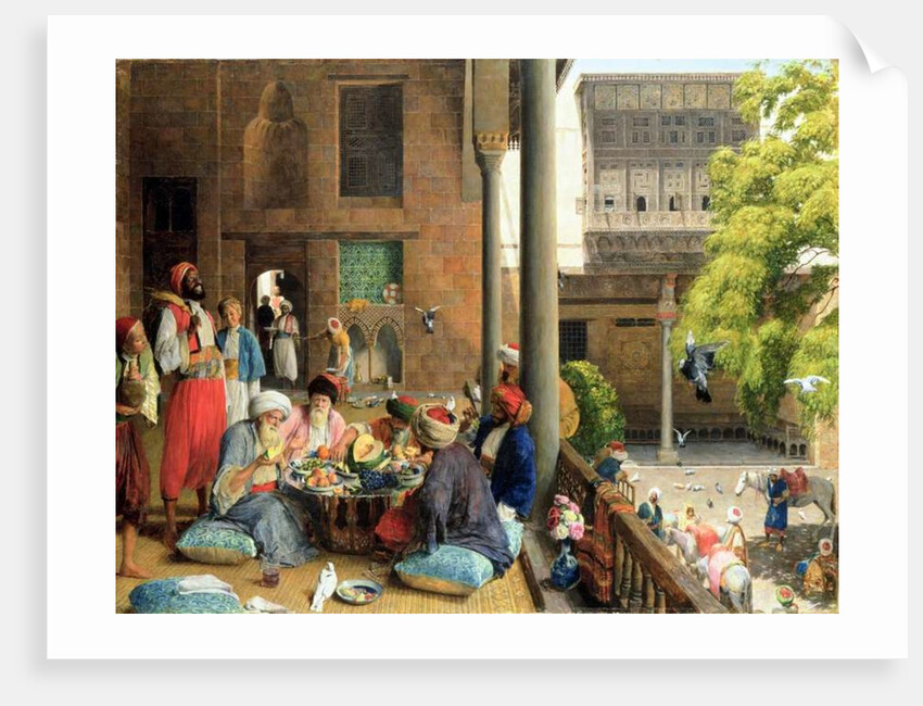 The Midday Meal, Cairo, 1875 by John Frederick Lewis