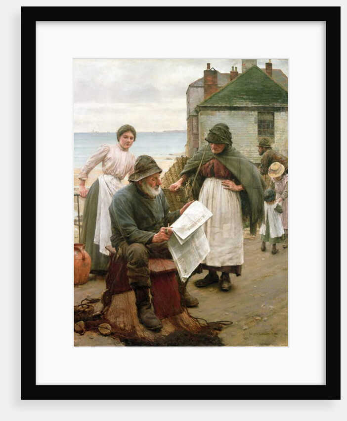 When the Boats are Away, 1903 by Walter Langley