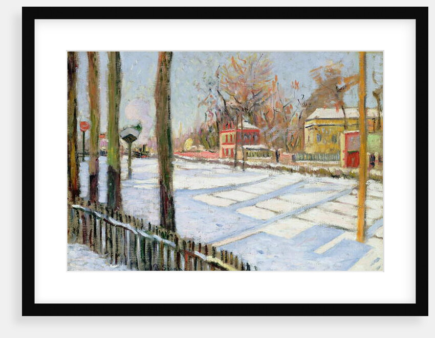 The Snow, Bois, 1886 by Paul Signac