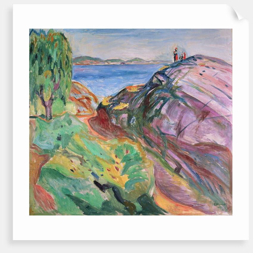 Summer by the Sea, Krager, 1911 by Edvard Munch