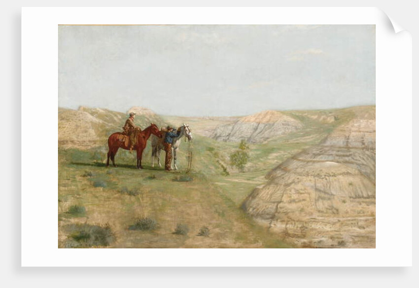 Cowboys in the Badlands, 1888 by Thomas Cowperthwait Eakins