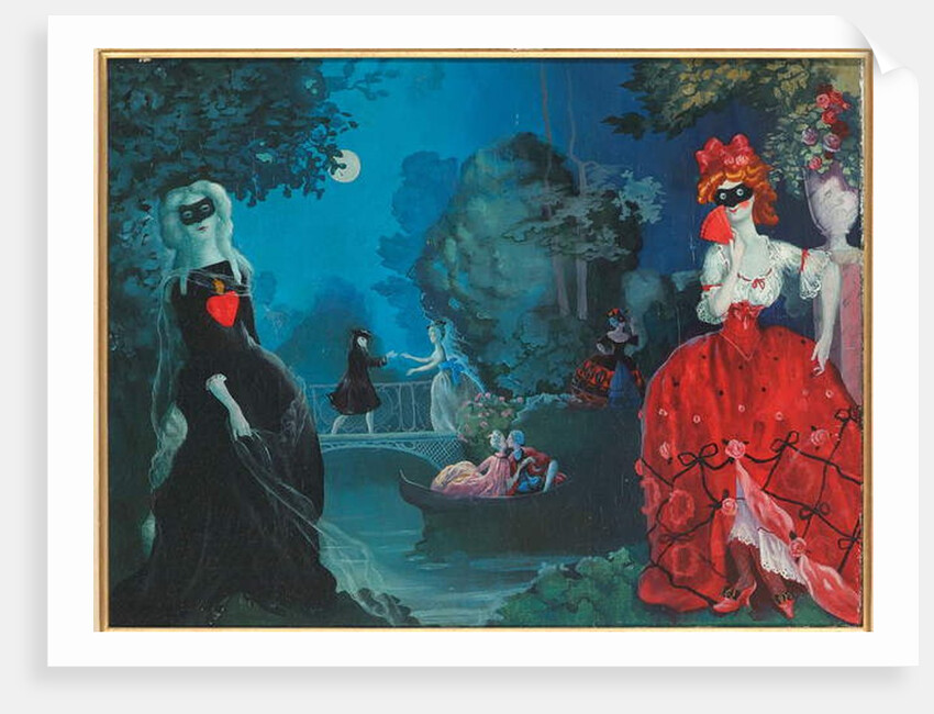 Moonlight Masquerade by Konstantin Andreevic Somov