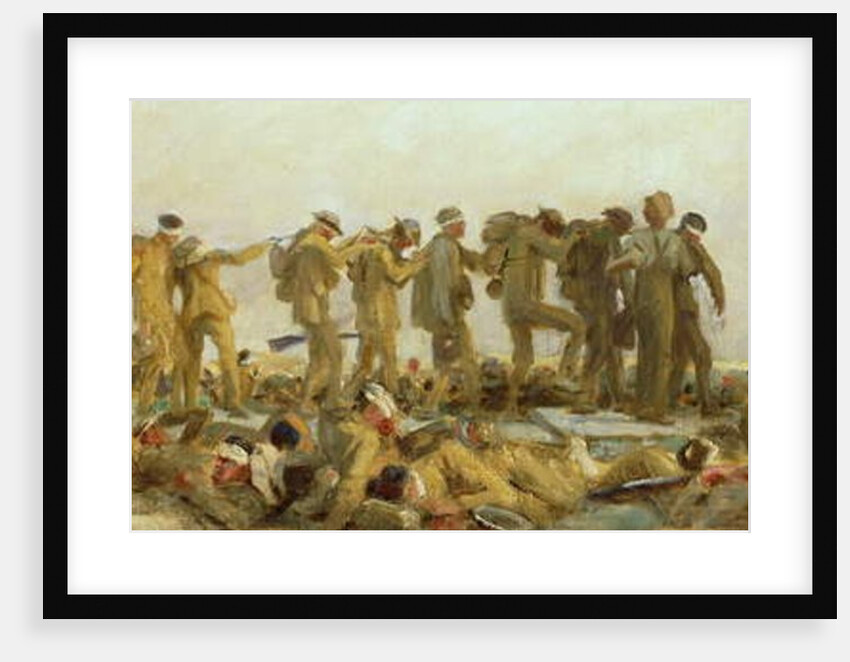 Gassed, an oil study, 1918-19 by John Singer Sargent