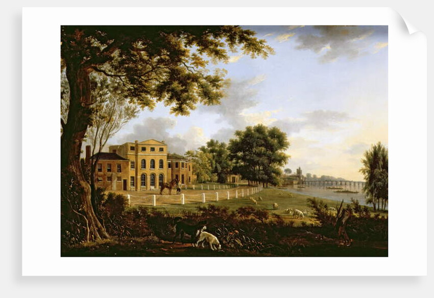 View of Chelsea Farm with the Thames and Battersea Bridge, 1790 by Hendrik Frans de Cort