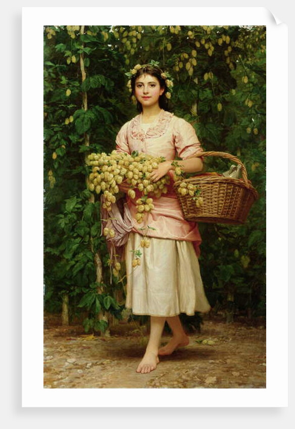 The Hop Picker by Charles Edward Perugini