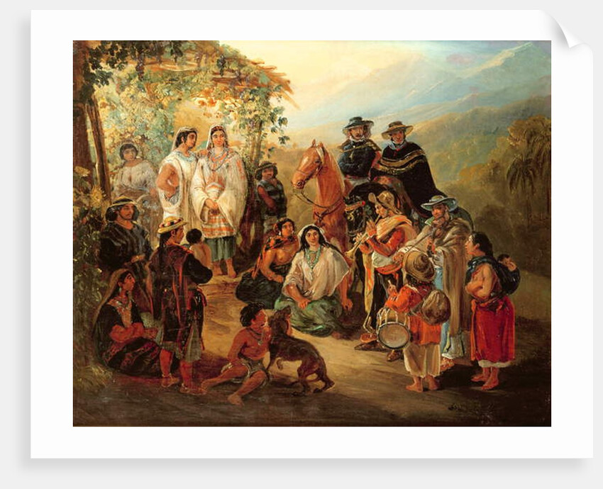 Regional Costumes, 1850 by Johann Moritz Rugendas