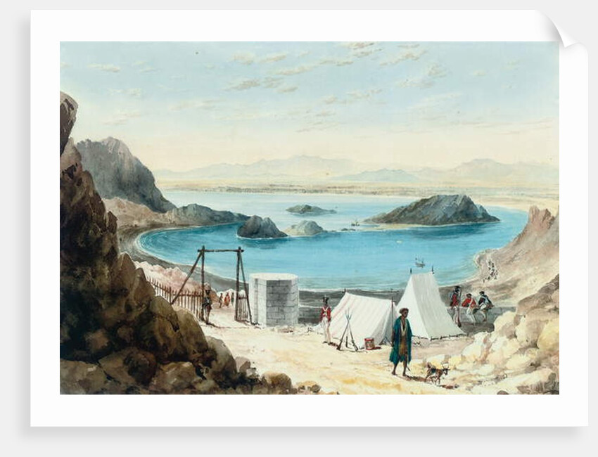 Aden Harbour by William Prinsep