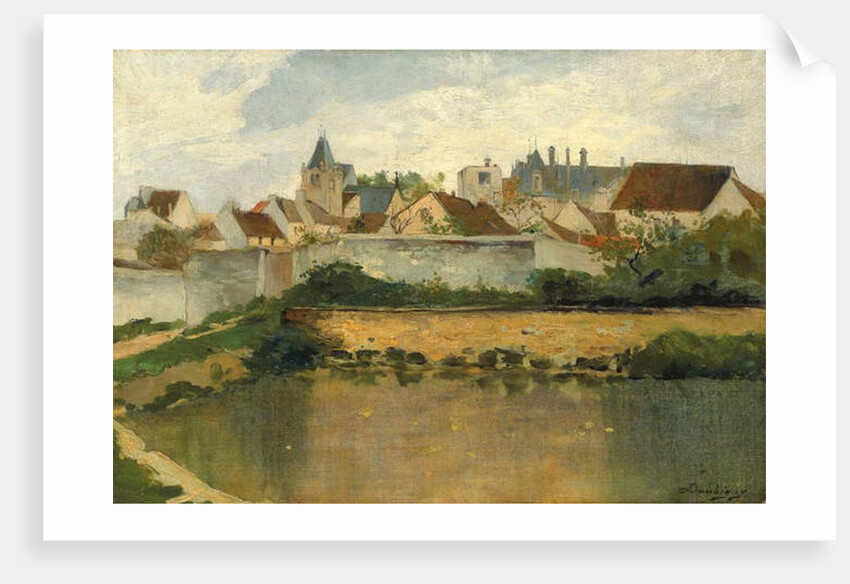 Le Village, Auvers-sur-Oise by Charles Francois Daubigny