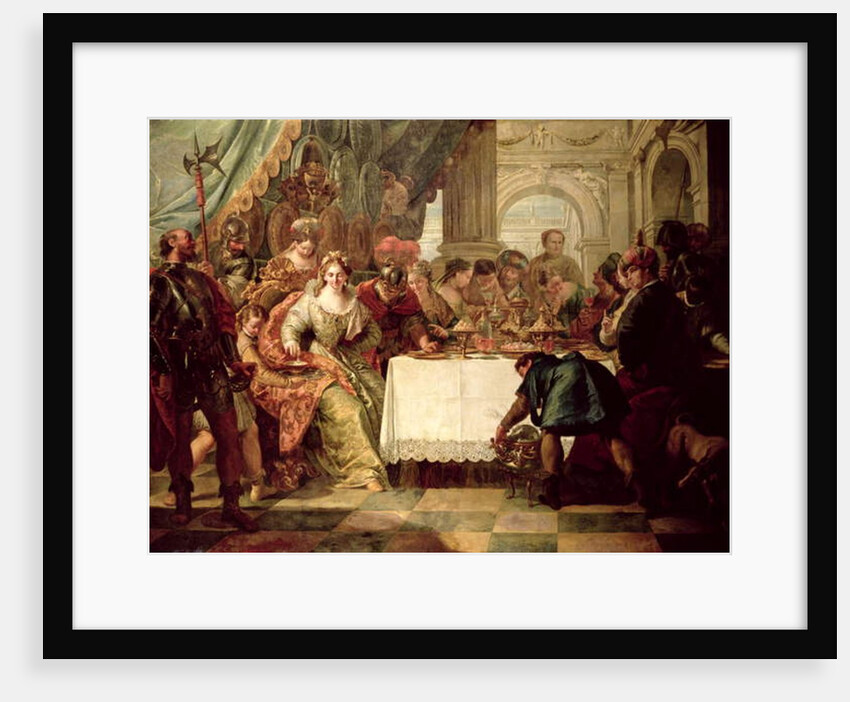 The Banquet of Cleopatra by Francesco Fontebasso