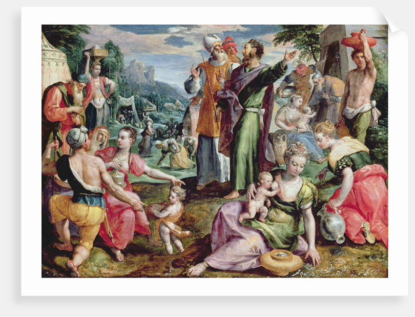 The Gathering of Manna, 1602 by Maarten de Vos