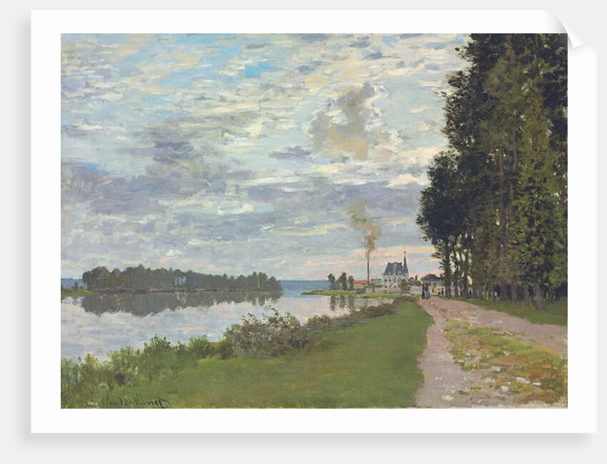 Le Promenade d'Argenteuil, 1872 by Claude Monet