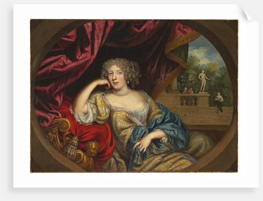 Portrait of a lady by Henri Gascars