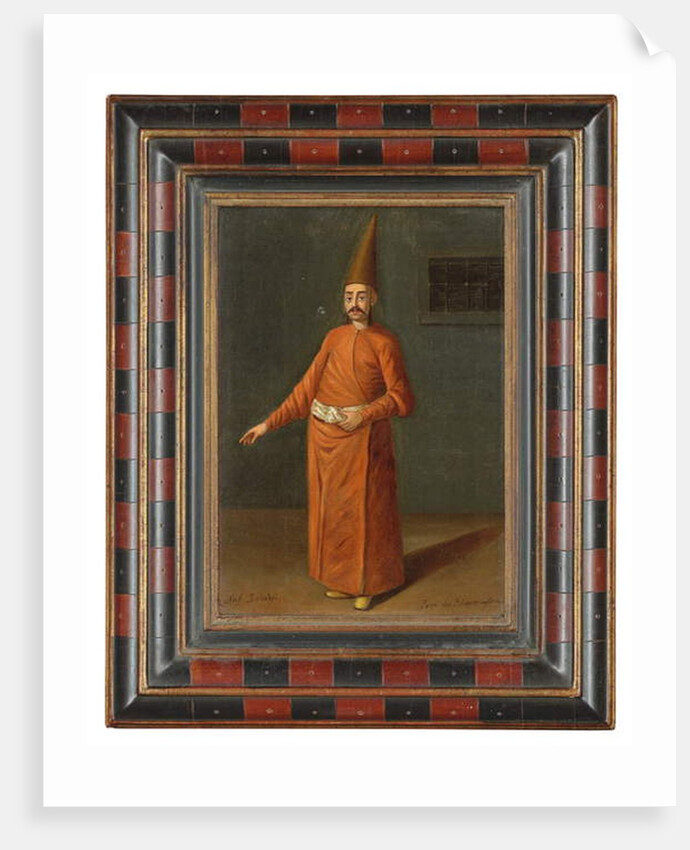An Ottoman hatchet-bearer, late 17th - early 18th century by Jean Baptiste (circle of) Vanmour