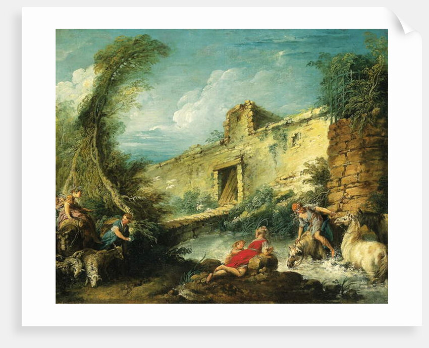 Le Passage du Gue by Francois Boucher