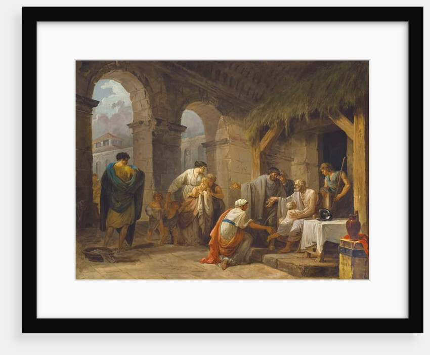 Belisaire Receiving the Hospitality of a Farmer who has Worked Under His Orders, 1787 by Hubert Robert